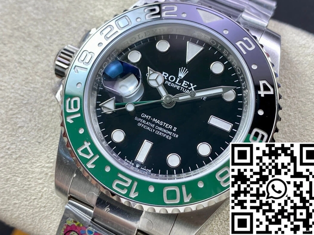 M126720VTNR-0001 Factory II Clean Dial Master GMT Black Rolex 0807